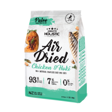 Absolute Holistic Air Dried Food Chicken & Hoki For Cats 巔峰鮮食肉片-雞肉+鱈魚+ 綠貽貝+牛磺酸 500g 